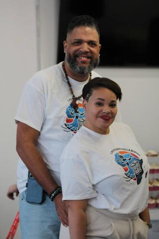 Photograph of Bomba instructors from the Community Music School of Springfield
