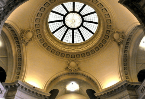 Central Library rotunda ceiling
