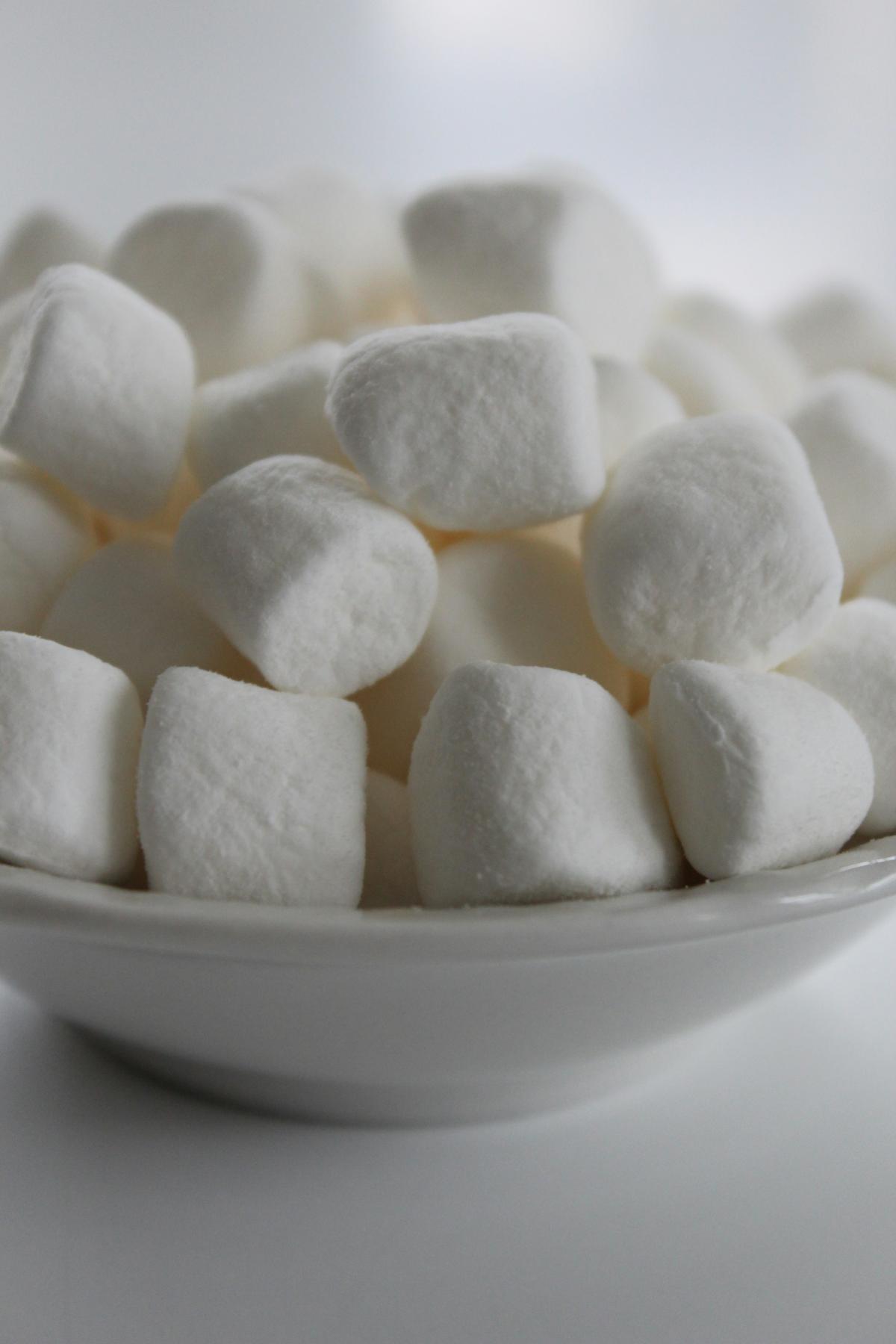 Bowl of marshmallows